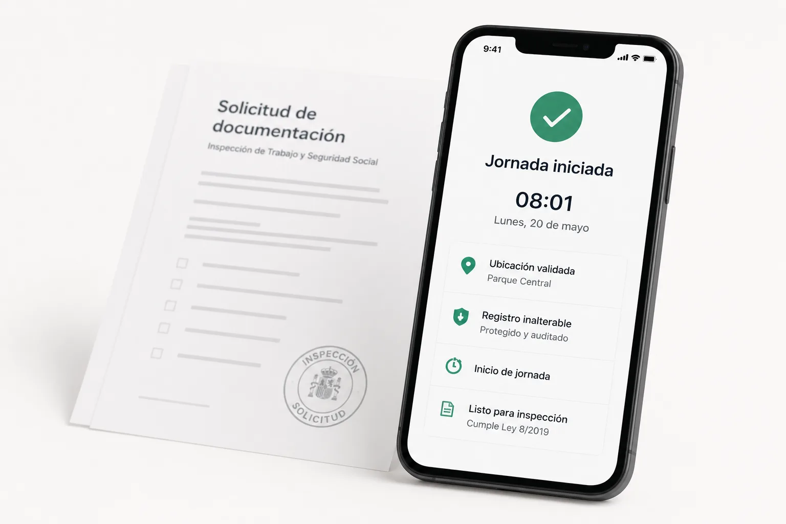 Registro de jornada en el móvil para comercio y retail | Geornada